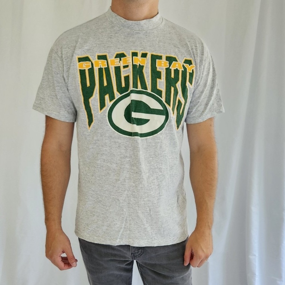 90s Gray Packers Tee